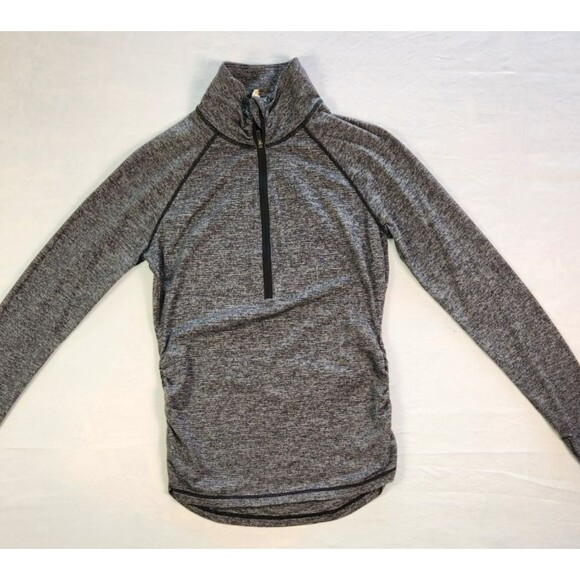 Lucy 1/2 Zip Running Athletic Pullover Sweatshirt Top Women's Size XS Charcoal - Picture 5 of 11